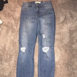 Light wash jegging